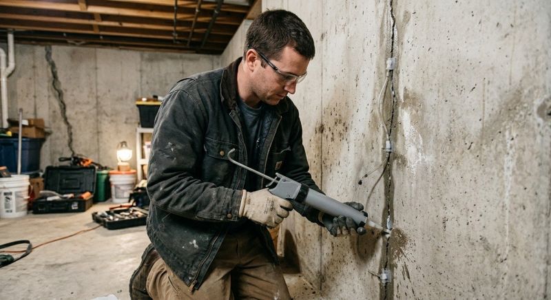 Basement Crack Repair in Jacksonville, NC