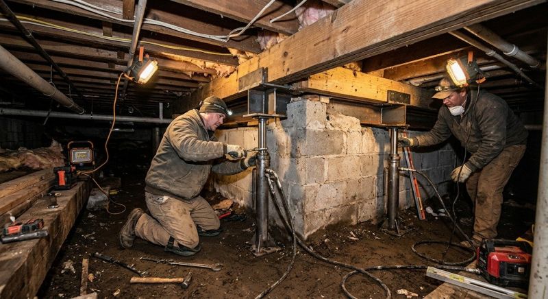 Basement Foundation Repair in Maysville, NC