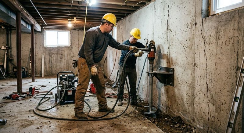 Basement Stabilization in Jacksonville, NC