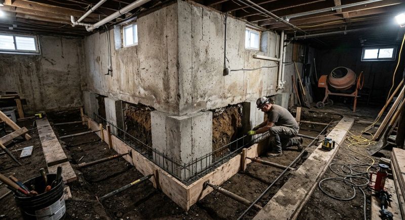 Basement Underpinning in Jacksonville, NC