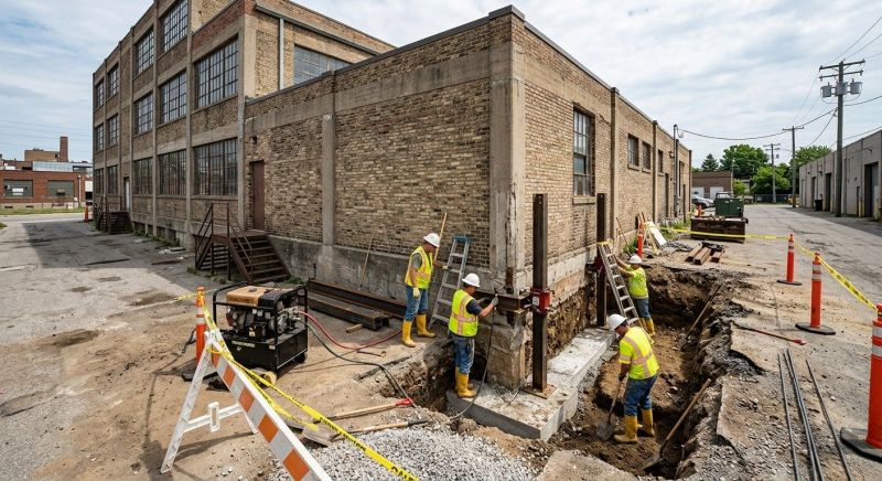 Building Foundation Repair in Richlands, NC