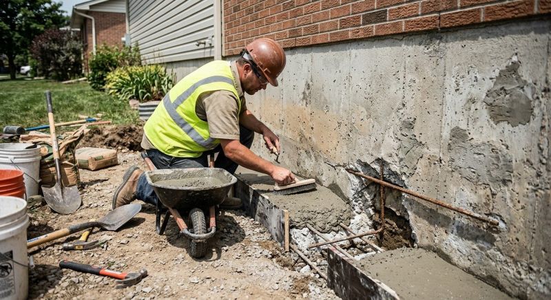 Concrete Foundation Repair in Hubert, NC