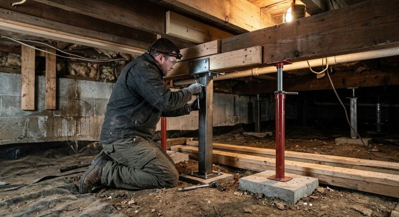 Crawlspace Structural Repair in Jacksonville, NC