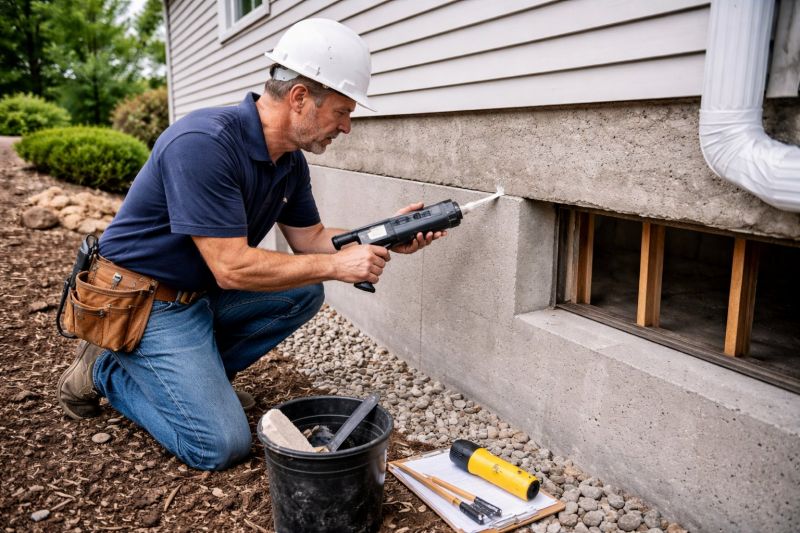 Foundation Crack Sealing in Jacksonville, NC