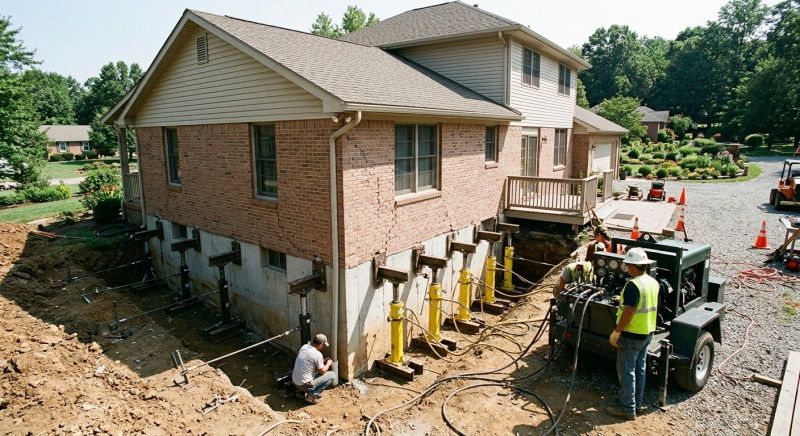 Foundation Jacking in Holly Ridge, NC