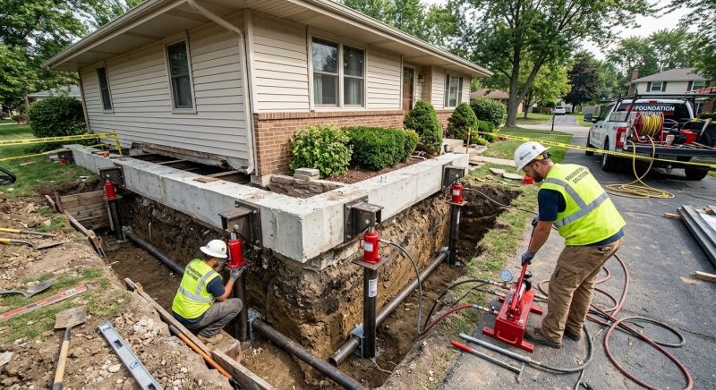 Foundation Jacking in Hubert, NC