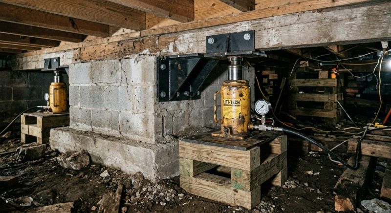 Foundation Jacking in Jacksonville, NC