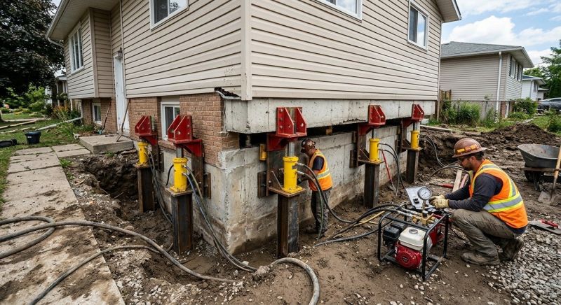 Foundation Lifting in Hubert, NC