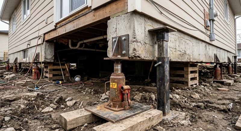 Foundation Lifting in Onslow County, NC