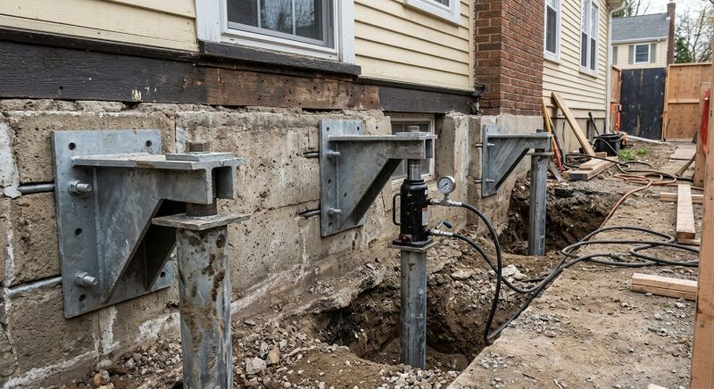 Foundation Pier Leveling in Jacksonville, NC