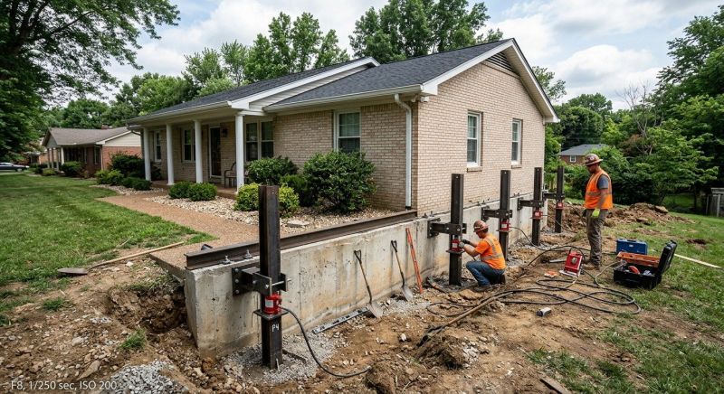 Foundation Pier Leveling in Jacksonville, NC