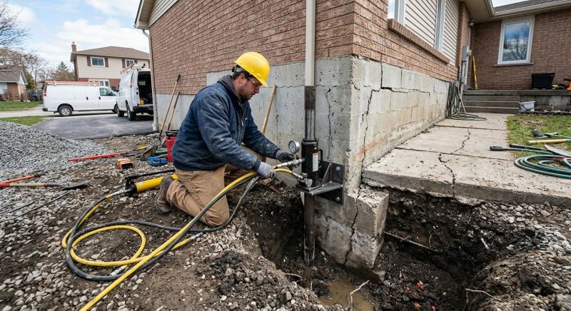 Foundation Settlement Repair in Jacksonville, NC