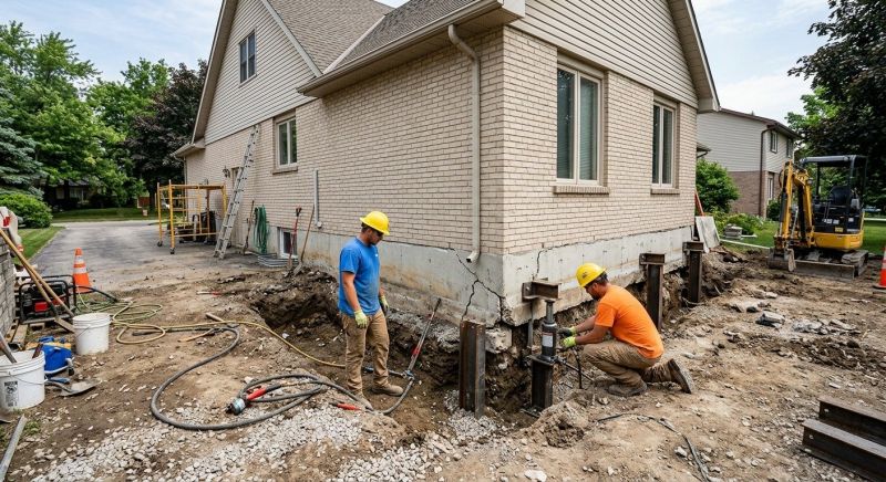 Helical Piers Installation in Jacksonville, NC