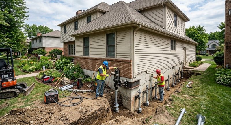 Helical Pile Installation in Jacksonville, NC