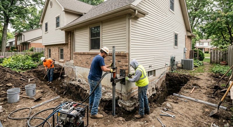 Home Foundation Repair in Hubert, NC