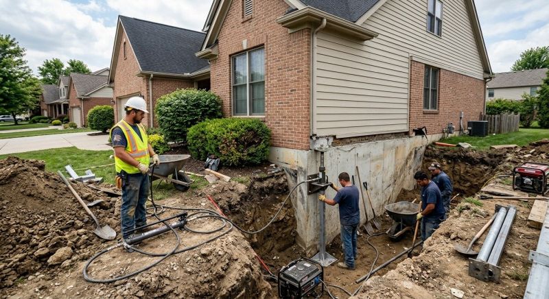 Sinking Foundation Repair in Holly Ridge, NC