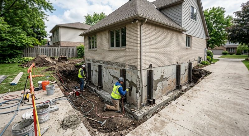 Sinking Foundation Repair in Richlands, NC
