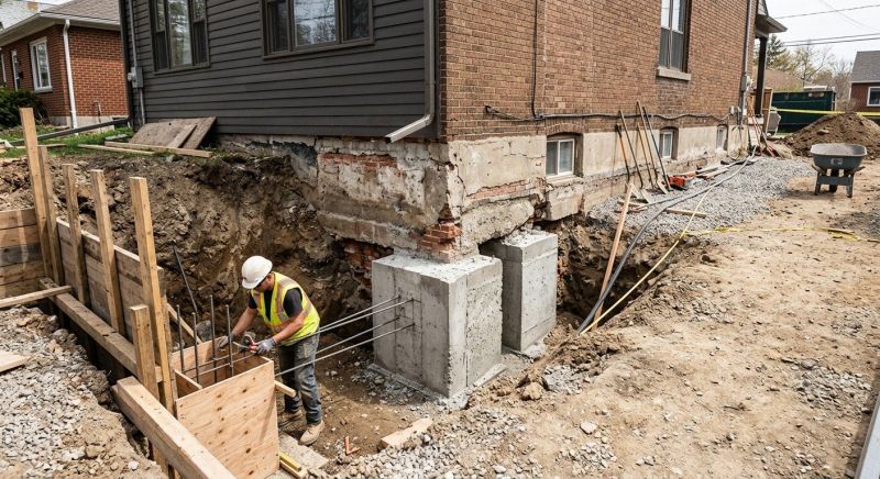 Structural Underpinning in Jacksonville, NC